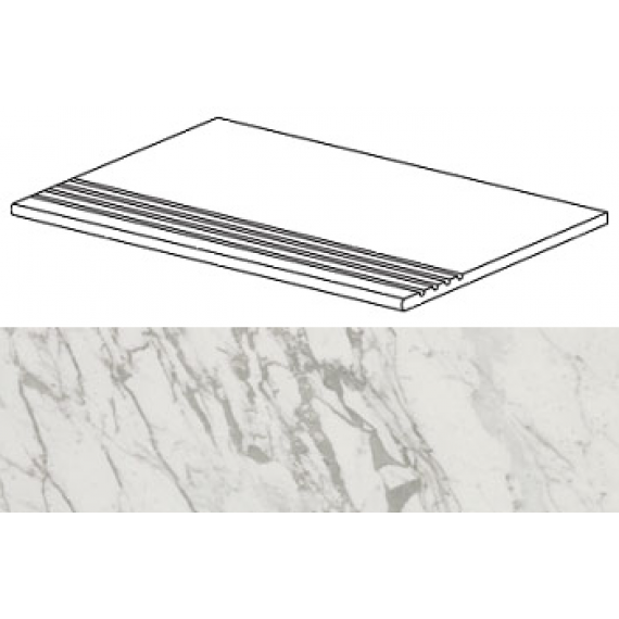 Ступени ADW5 Marvel Statuario Select Gradino 30x60