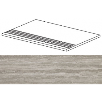 ADW8 Marvel Travertino Silver Gradino 30x60