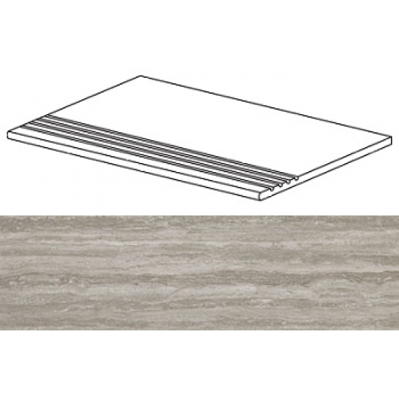 Ступени ADW8 Marvel Travertino Silver Gradino 30x60