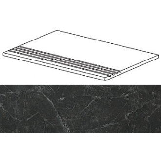 ADXA Marvel Noir St. Laurent Gradino 30x60