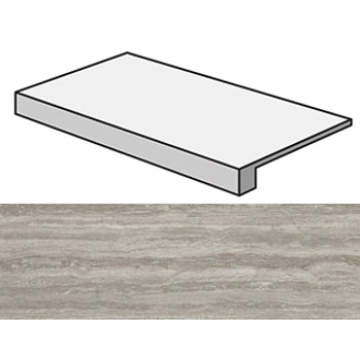 ADXK Marvel Travertino Silver Scalino 33x60