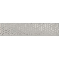 AD/B569/6398 Плитка Бордюр Ломбардиа серый 25*5.4