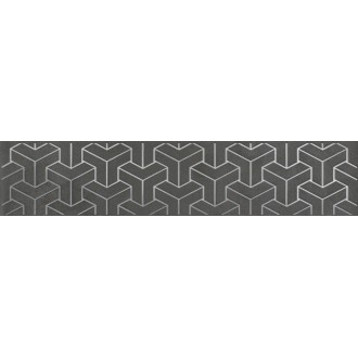 AD/D569/6400 Бордюр Ломбардиа антрацит 25*5.4