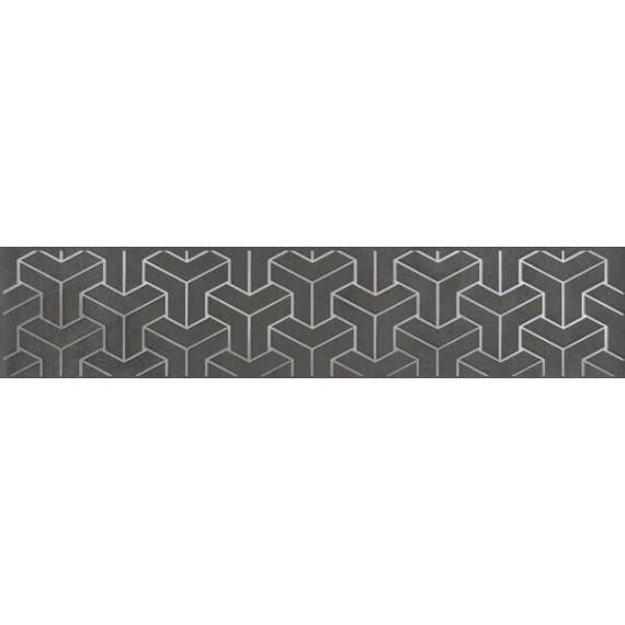 Ступени AD/D569/6400 Плитка Бордюр Ломбардиа антрацит 25*5.4