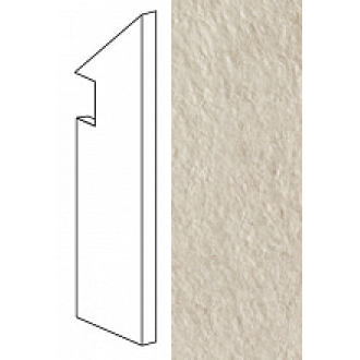 AEAL Trust Ivory Battiscopa Sag.Dx 7.5x30