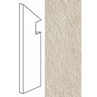 AEAM Trust Ivory Battiscopa Sag.Sx 7.5x30