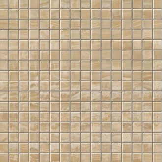 AEO0 Marvel Gold Onyx Mosaico Lappato 30x30 