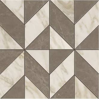 AEPU Marvel Gris-Calacatta Mosaico Cubes Lappato 36.5x36.5 