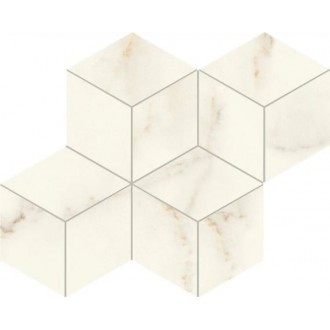 AF8L Marvel Calacatta Apuano Mosaico Esagono Silk 30x35