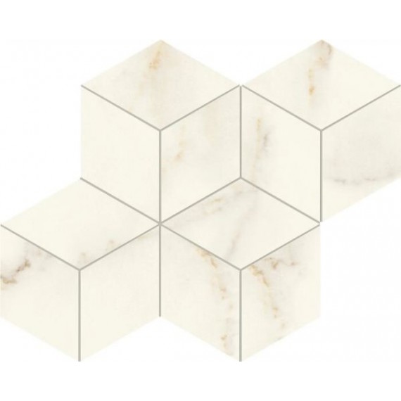 Керамогранит AF8L Marvel Calacatta Apuano Mosaico Esagono Silk 30x35