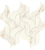 AF8R Marvel Calacatta Apuano Mosaico Waterfall Lappato 30,5x27,7