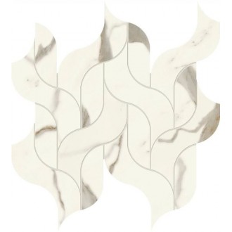 AF8S Marvel Calacatta Sublime Mosaico Waterfall Lappato 30,5x27,7