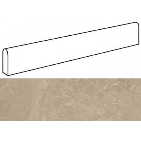 Керамогранит AFA9 Marvel Elegant Sable Battiscopa Lappato 7.2x60