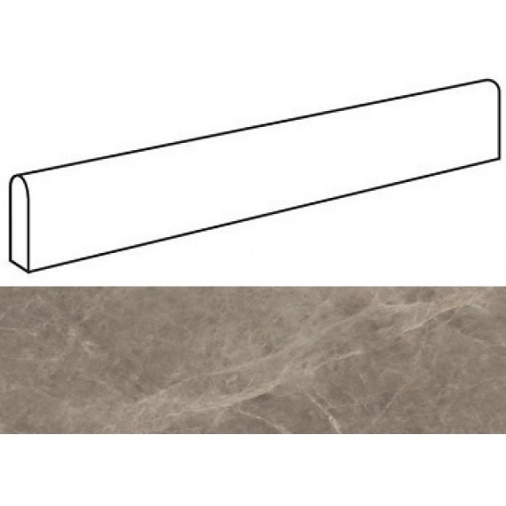 Керамогранит AFBP Marvel Gris Supreme Battiscopa Digitale Lappato 4.6x60