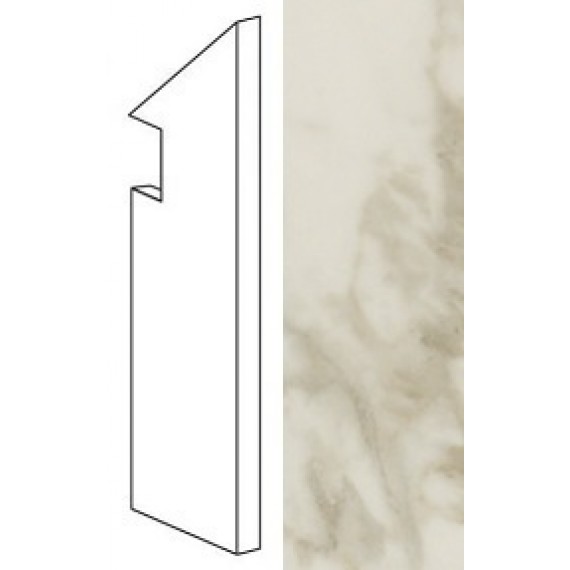 Керамогранит AFBX Marvel Royal Calacatta Battiscopa Sag.DX 7.2x30