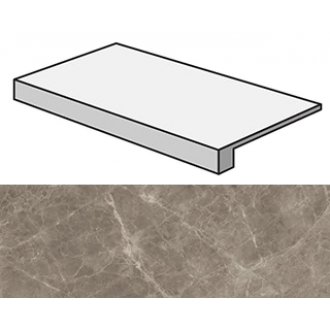 AFCF Marvel Gris Supreme Scalino Lappato 33x60