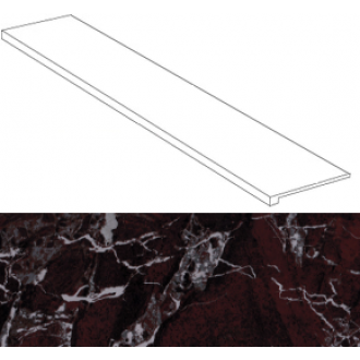 AFCV Marvel Red Luxury Scalino Lap. 33x150