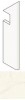 AGGI Marvel Calacatta Apuano Battiscopa Sag. Dx Matt 7.2x30