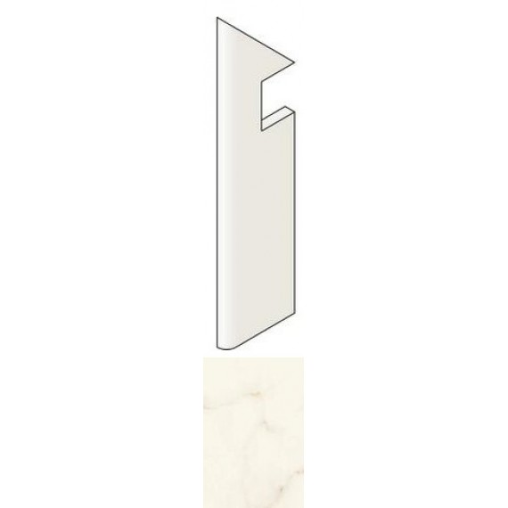 Ступени AGGO Marvel Calacatta Apuano Battiscopa Sag. Sx Matt 7.2x30