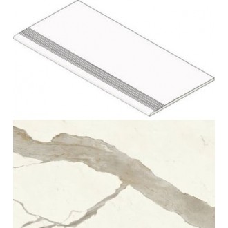 AGHI Marvel Calacatta Sublime Gradino 60 Matt 30x60