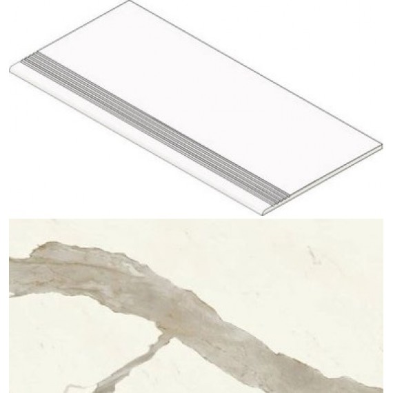 Ступени AGHN Marvel Calacatta Sublime Gradino 120 Matt 30x120