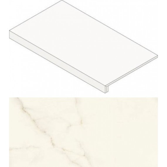 Ступени AGHS Marvel Calacatta Apuano Scalino 60 Matt 33x60