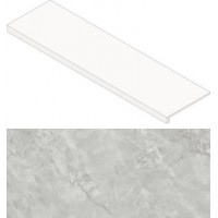 AGIG Marvel Grey Cloud Scalino 120 Lappato 33x120