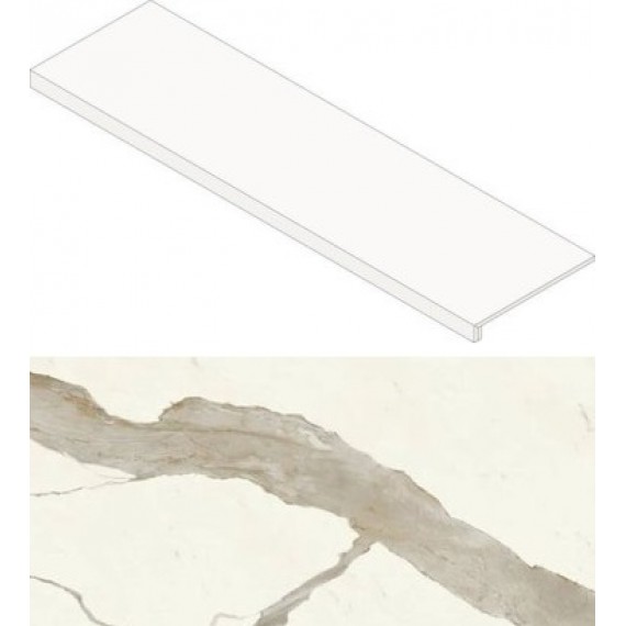 Ступени AGIP Marvel Calacatta Sublime Scalino 150 Lappato 37,5x150
