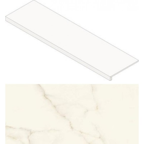 Ступени AGIU Marvel Calacatta Apuano Scalino 150 Silk 37,5x150