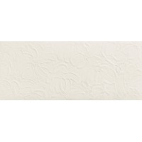 AHQV 3D Wall Plaster Bloom White 50x120