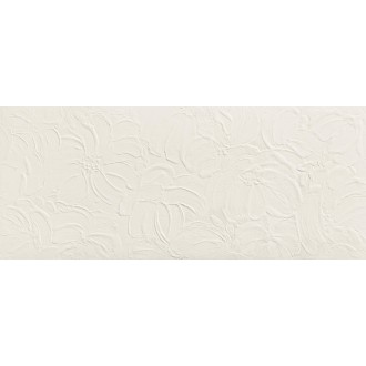 AHQV 3D Wall Plaster Bloom White 50x120