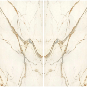 AJK1 Керамогранит Calacatta Imperiale Bookmatch Silk 160x320