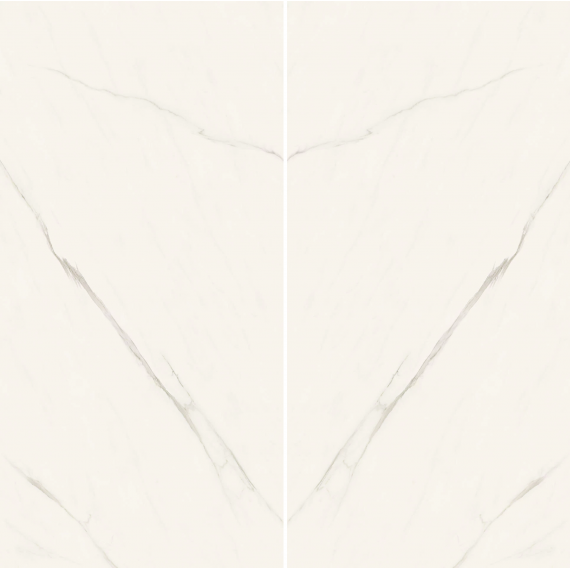 Керамогранит AJKA Calacatta Meraviglia Bookmatch Lapp. 6mm 160x320