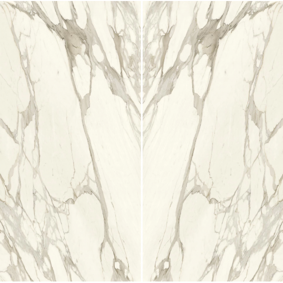 Керамогранит AJRU Calacatta Bernini Bookmatch Lapp. 6mm 160x320