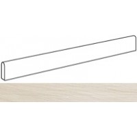 AM75 Etic Rovere Bianco Battiscopa 7.2x90