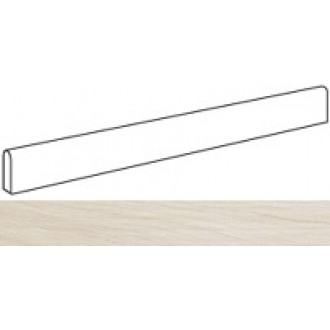 AM75 Etic Rovere Bianco Battiscopa 7.2x90