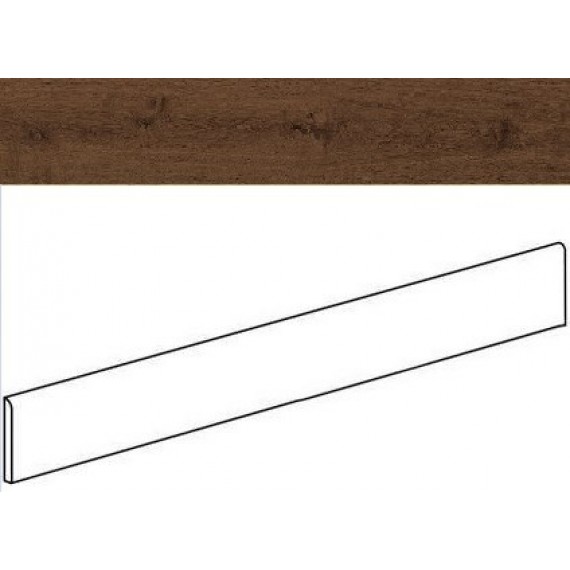 Керамогранит AMAF Heartwood Brandy Battiscopa 120 7,2x120