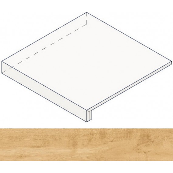 Ступени AMAN Heartwood Malt Scalino Angolare 33 DX 33x33