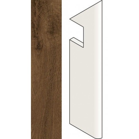 Ступени AMAY Heartwood Moka Battiscopa Sag.DX 7,2x30