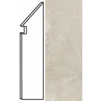 AMIZ Boost White Battiscopa Sag.DX 7.2x30