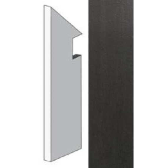 Керамогранит AMQW MEK Dark Battiscopa Sag. Scala Sx 7.2x30