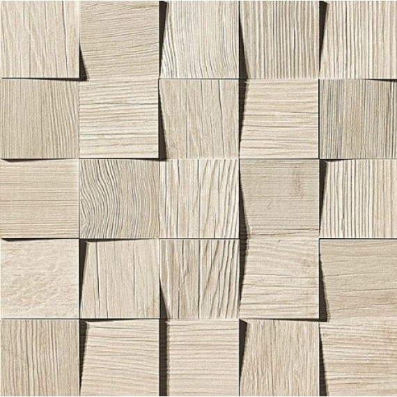 Керамогранит AMV7 Axi White Pine Mosaico 3D 35x35