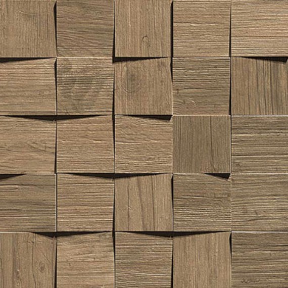 Керамогранит AMV8 Axi Brown Chestnut Mosaico 3D 35x35