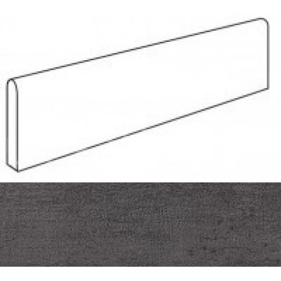 Керамогранит AMZF Mark Graphite Battiscopa Matt 7,2x60