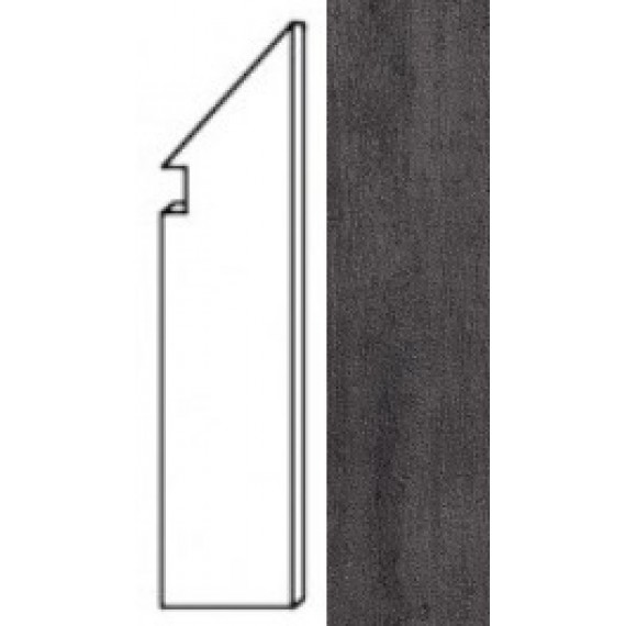 Керамогранит AMZV Mark Graphite Battiscopa Sagomato DX 7,2x30