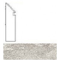 AN4H Klif White Battiscopa Sag.Dx. 7,2x30