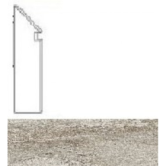 Керамогранит AN4I Klif Grey Battiscopa Sag.Dx. 7,2x30