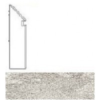 AN4L Klif White Battiscopa Sag.Sx. 7,2x30