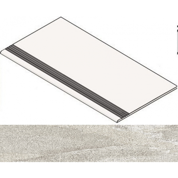 Ступени AN4P Klif White Gradino 37,5x75