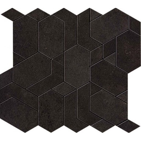 Мозаика AN67 Boost Tarmac Mosaico Shapes 31x33,5